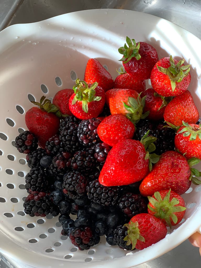 freeze your fresh fruit for a treat